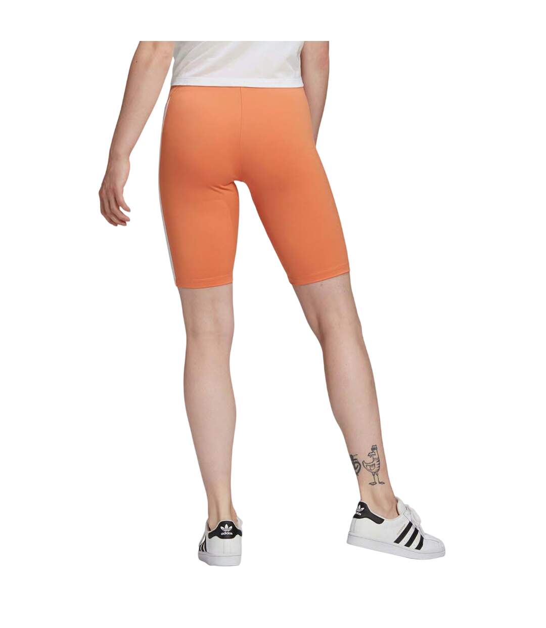 Cuissard De Cyclisme Motif/style Rayure Diagonale Originals Femme Marron Adidas-2