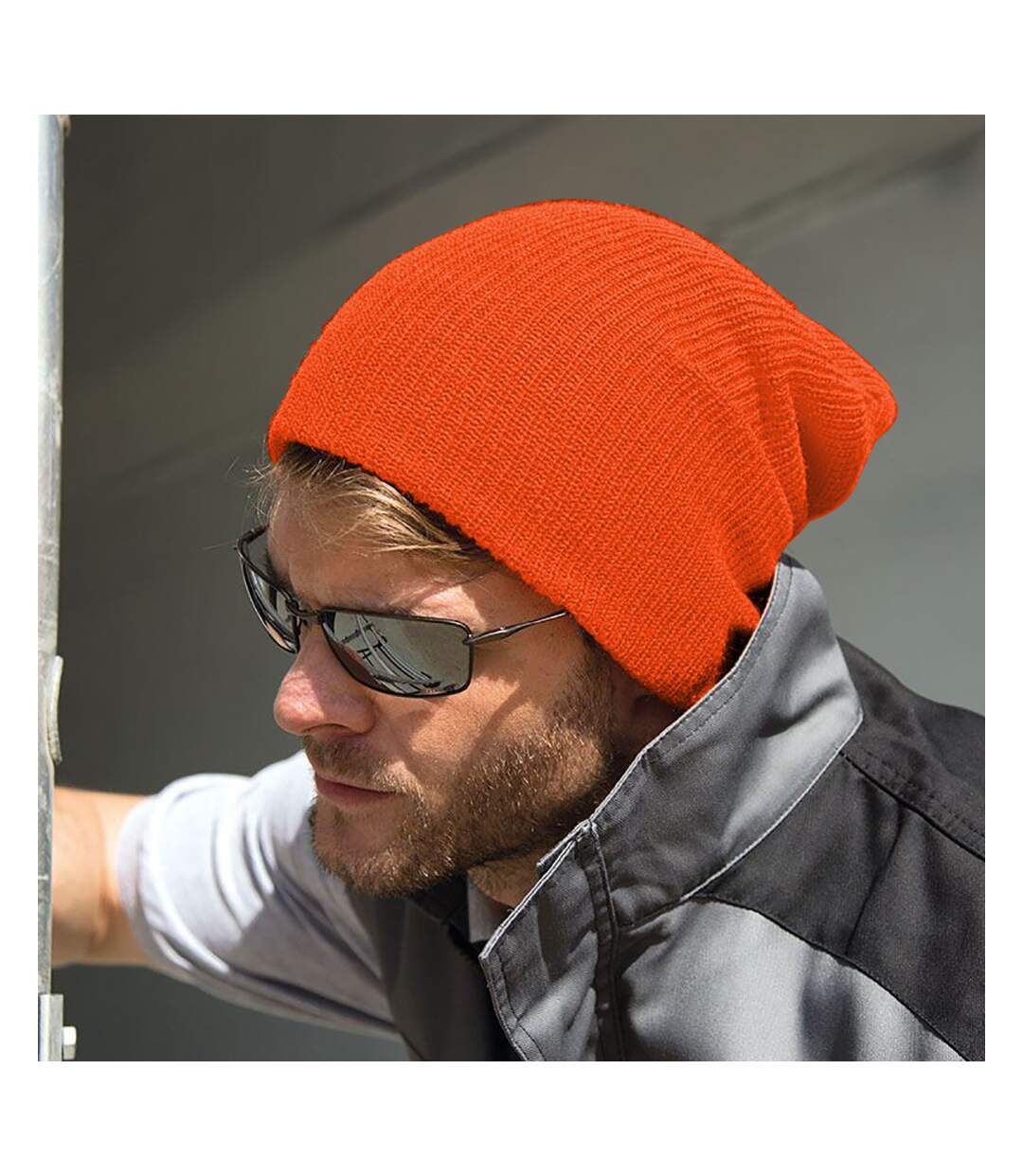 Result Winter Essentials Core Softex Beanie Hat (Flo Orange) - UTRW5165
