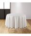 Nappe Ronde Imprimé Oricia 180cm Beige & Noir-1