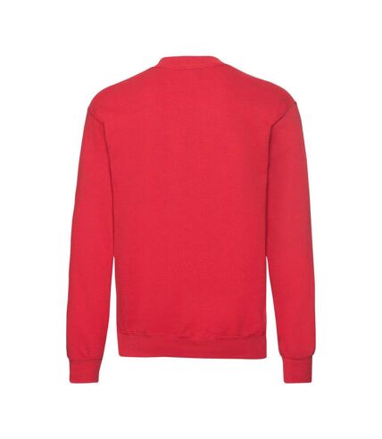 Fruit of the Loom Mens Lightweight Drop Shoulder Sweatshirt (Red)