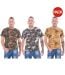 T-shirts Motif/style Camouflage Homme Marron Jaune Gris Keanu-2