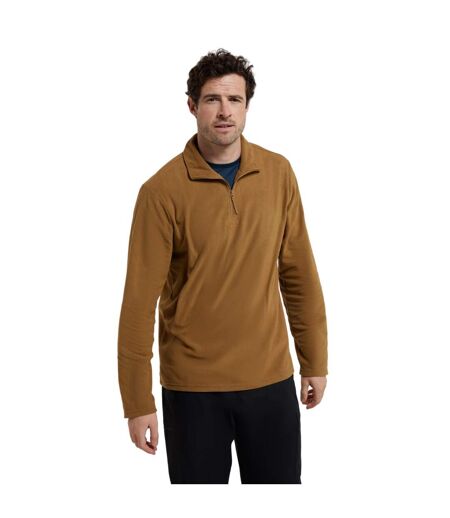 Mens camber ii half zip fleece top mustard Mountain Warehouse