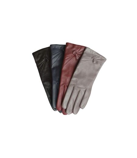 Eastern Counties Leather Womens/Ladies Tina Leather Gloves (Oxblood) (S) - UTEL295