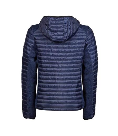 Womens/ladies Aspen Crossover Jacket Navy Navy Melange Tee Jays