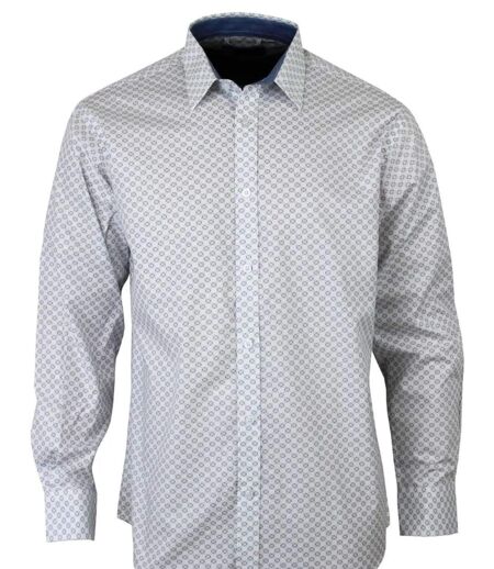 Chemise à carreaux manches longues à motifs CH4030