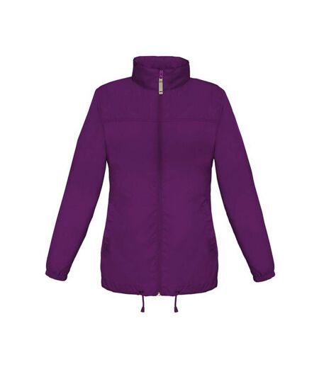 B&C Womens/Ladies Sirocco Soft Shell Jacket (Purple)