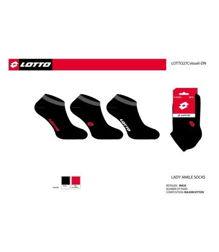 Chaussettes Femme LOTTO Pack de 6 paires SNEAKER 1514