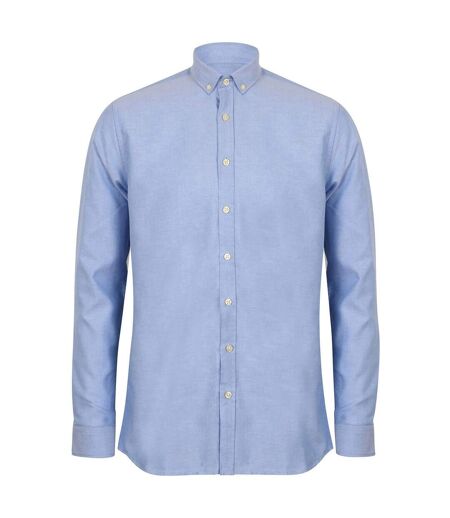 Chemise modern homme bleu Henbury