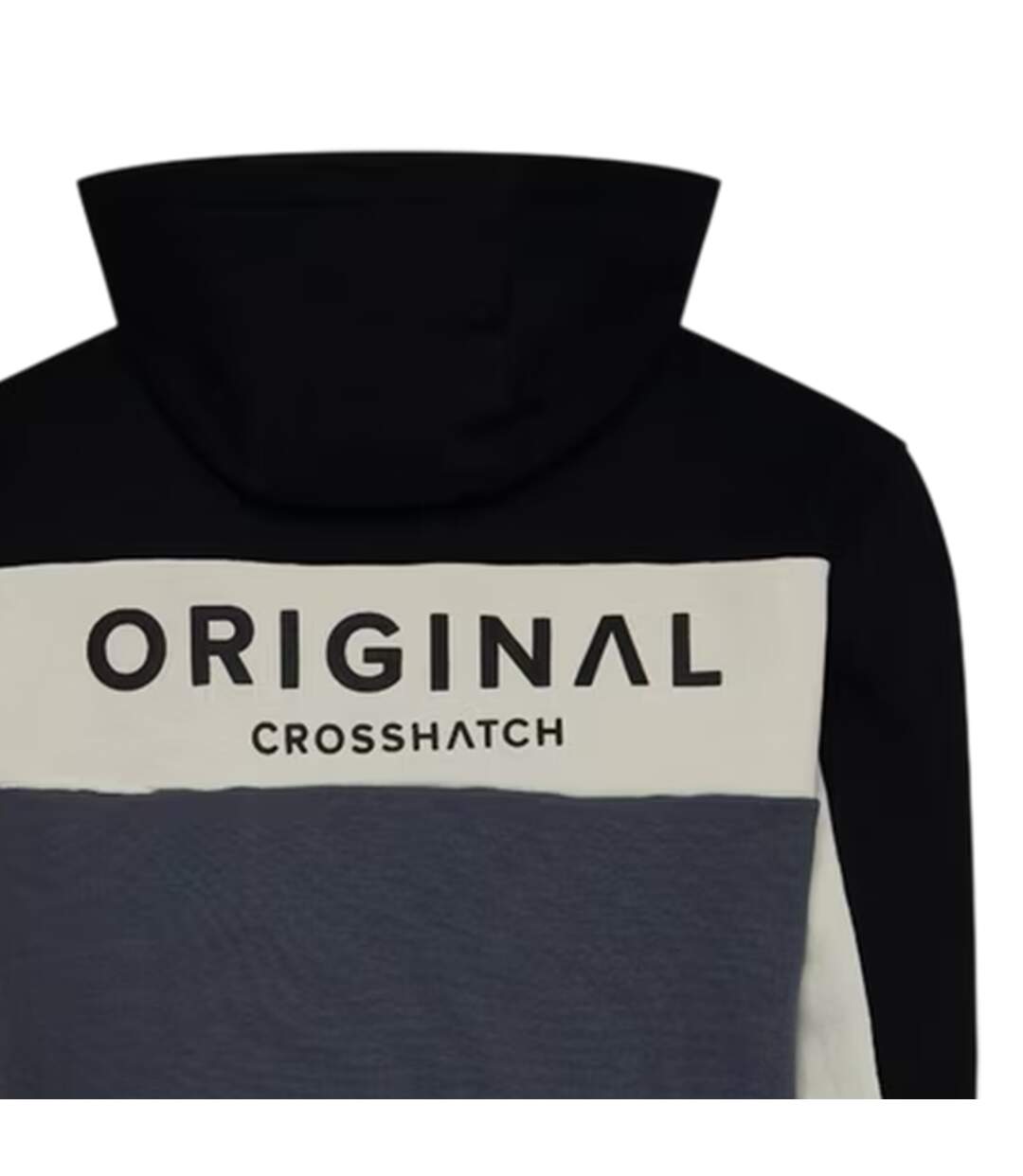 Mens Castlebay Colour Block Hoodie Slate Crosshatch-3