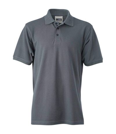 Polo homme workwear - JN830 - gris carbone