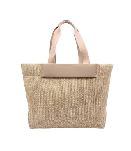 Sac cabas beige raphia femme calvin klein jeans ck raffia - taille unique