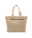 Sac cabas beige raphia femme calvin klein jeans ck raffia - taille unique-2