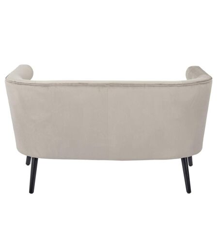 Canapé Amélia effet velours - Taupe