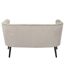 Canapé Amélia effet velours - Taupe-3