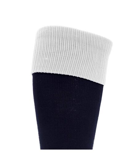 Canterbury Mens Playing Cap Rugby Sport Socks (Navy/White)