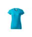 T-shirt Basic Femme Turquoise Vif Malfini-2