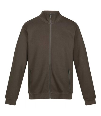 Regatta Mens Felton Sustainable Full Zip Fleece Jacket (Dark Khaki)