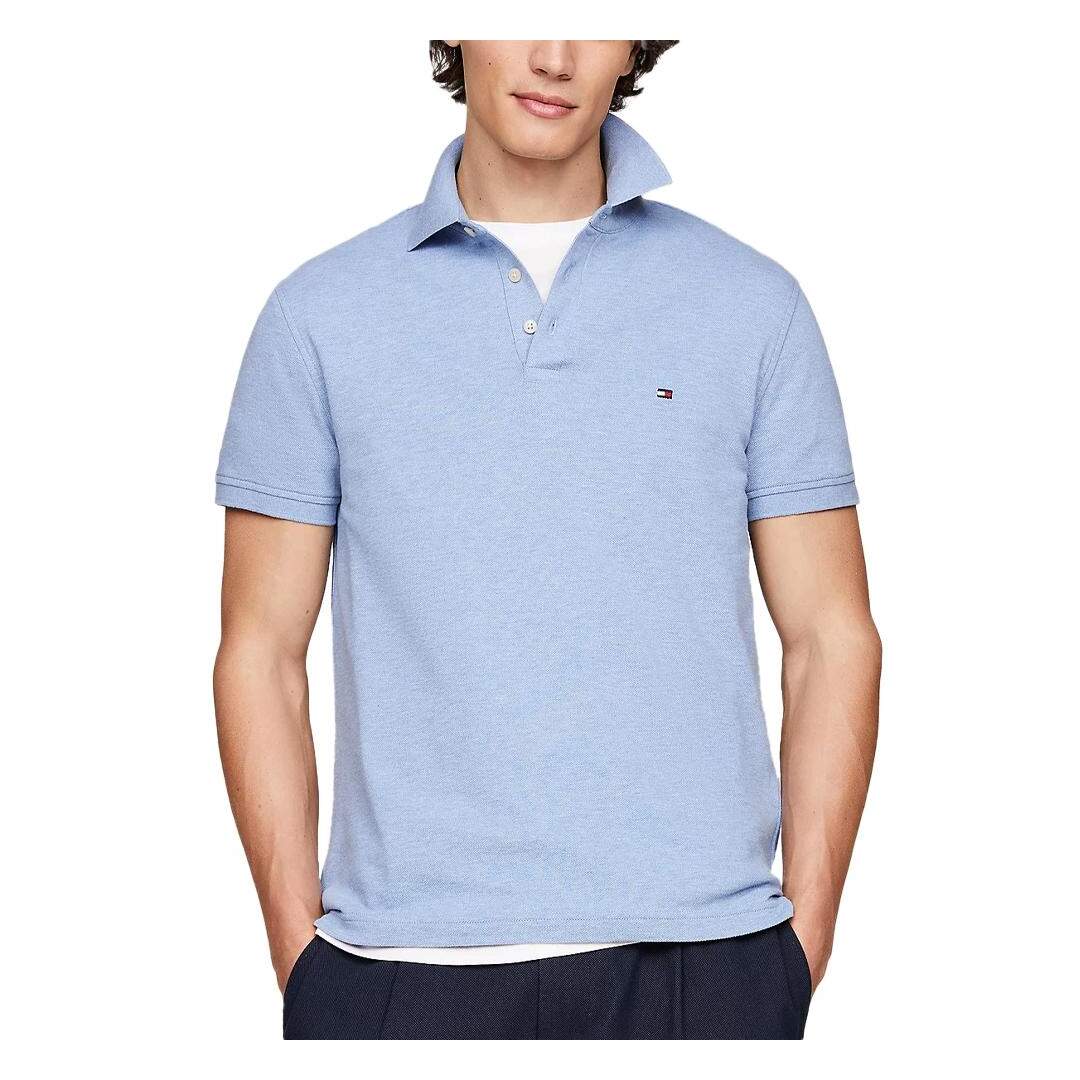 Polo Bleu Clair Homme Tommy Hilfiger 1985 Regular - L-1