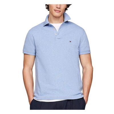 Polo Bleu Clair Homme Tommy Hilfiger 1985 Regular - L