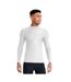 Rhino Mens Thermal Underwear Long Sleeve Base Layer Vest Top (White) - UTRW1276