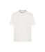 Mens Textured Crew Neck Regular T-shirt Off White Armani Exchange-2