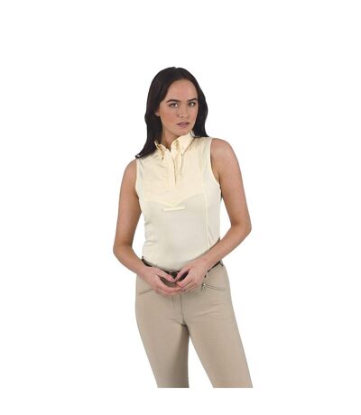 Aubrion Womens/Ladies Sleeveless Competition Shirt (Yellow) - UTER325