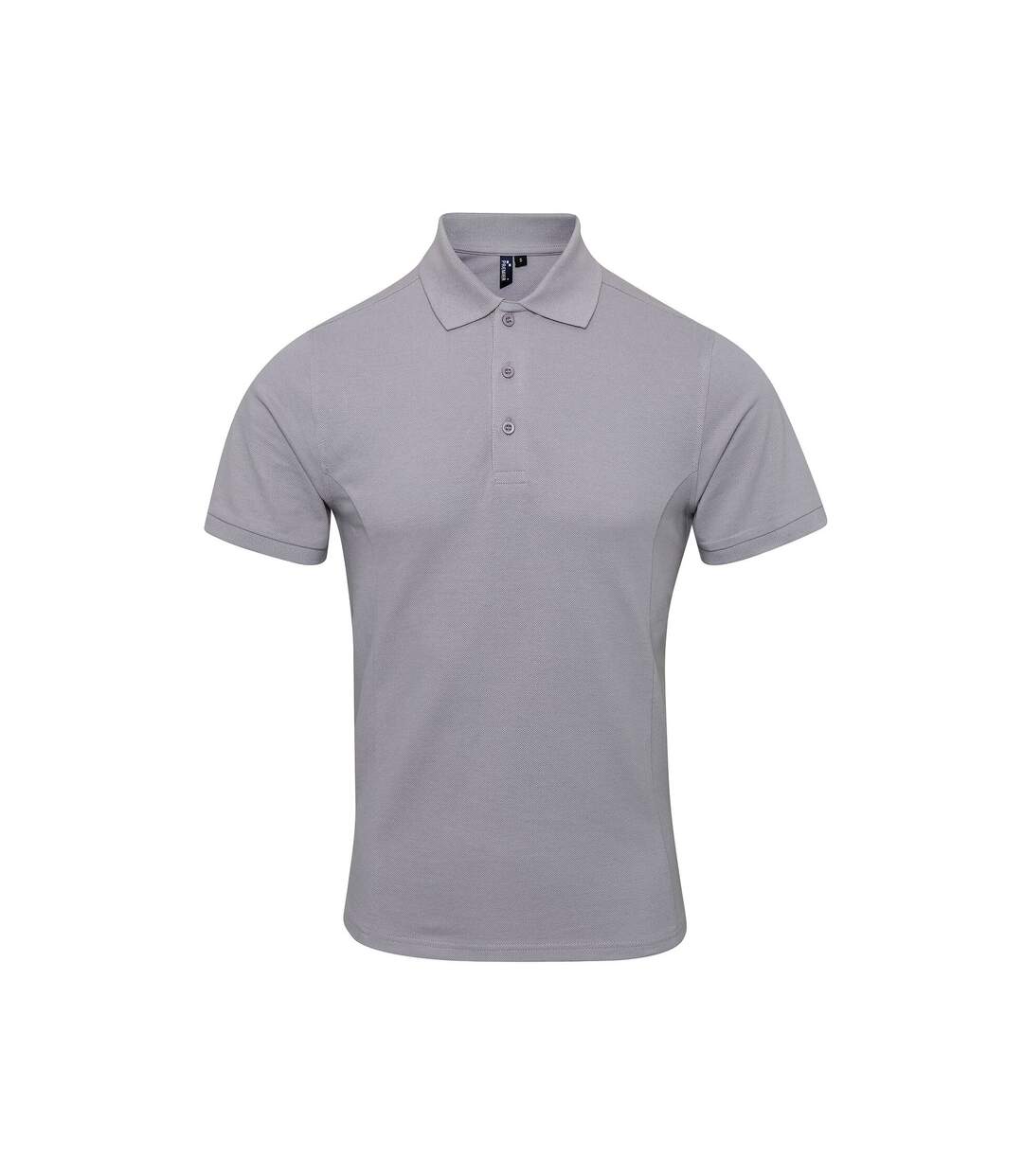 Premier - Polo piqué COOLCHECKER - Homme (Argent) - UTRW6268