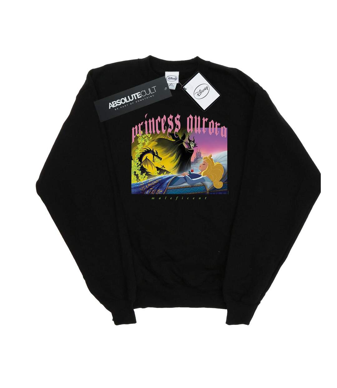 Disney Sweatshirt Womens/Ladies Sleeping Beauty And Maleficent (Noir) - UTBI12901-1