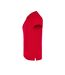 Polo Motif/style Uni Femme Rouge JHK-3