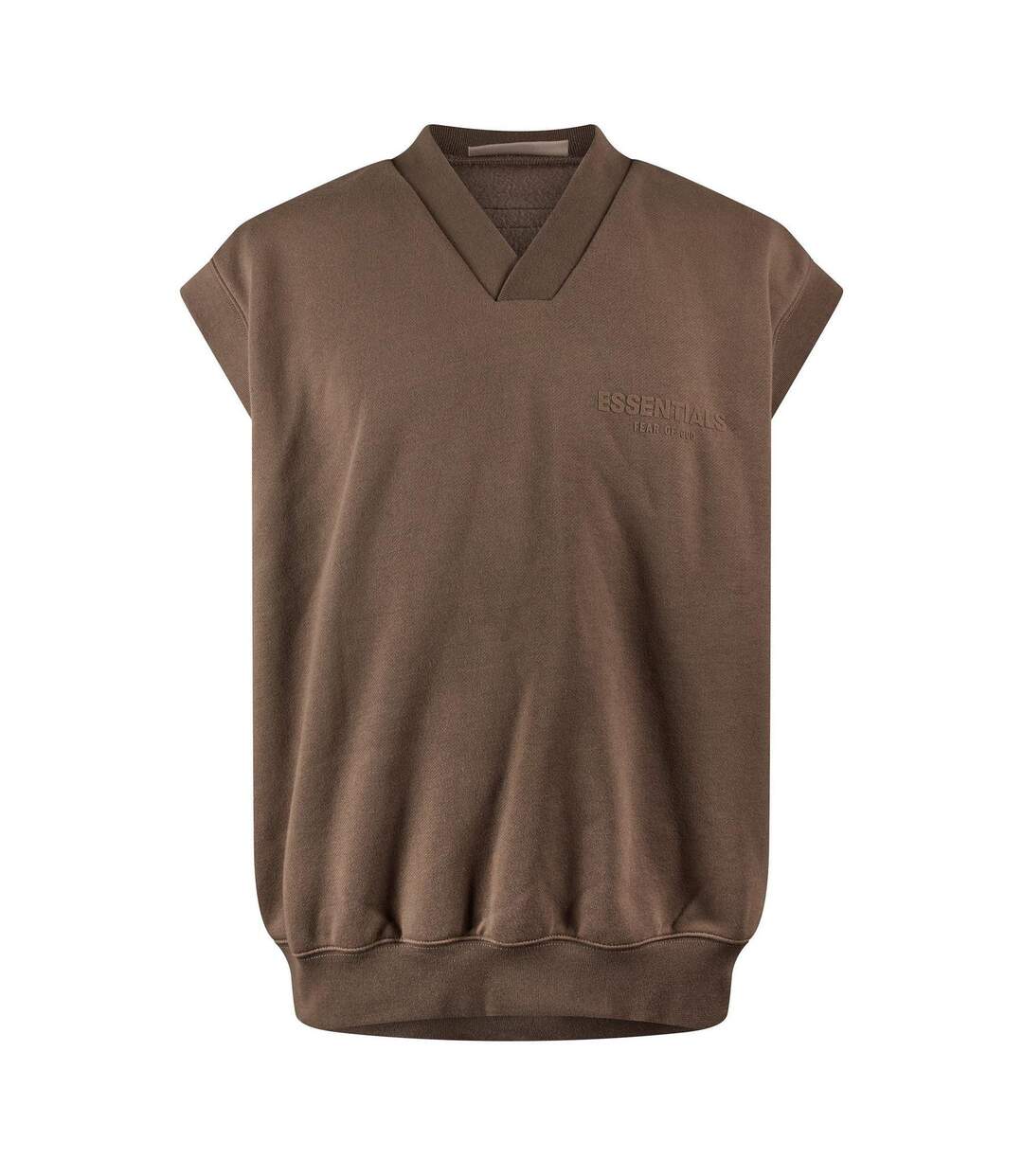 Mens Knitted Sweater Vest Wood Fear Of God Essentials-2