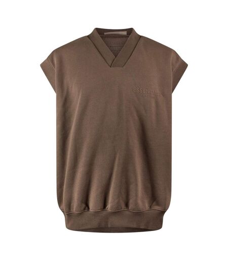 Mens Knitted Sweater Vest Wood Fear Of God Essentials