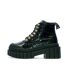 Boots noir croco femme no name  kross low-1