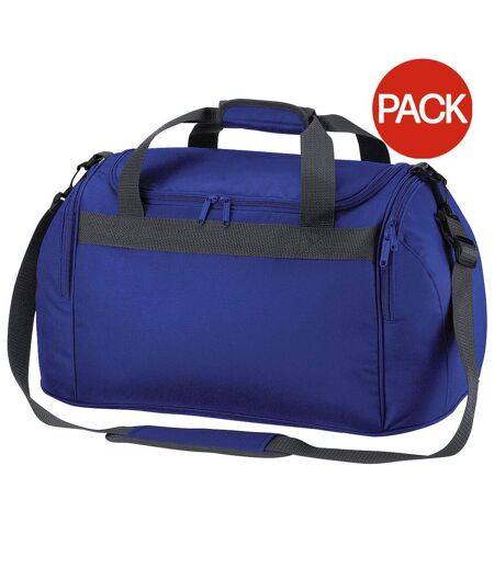 Bagbase Freestyle Holdall / Duffel Bag (26 Liters) (Pack of 2) (Bright Royal) (One Size) - UTBC4451