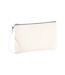 Canvas cosmetic bag one size natural/light grey Westford Mill