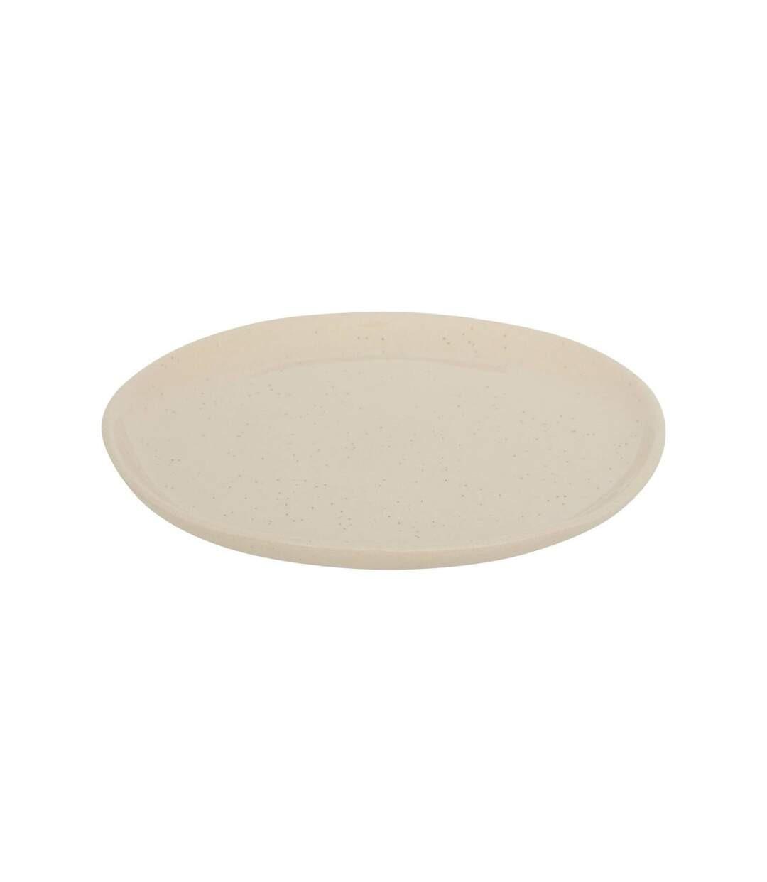 Lot de 6 Assiettes à Dessert en Faïence Wonja 21cm Crème-2