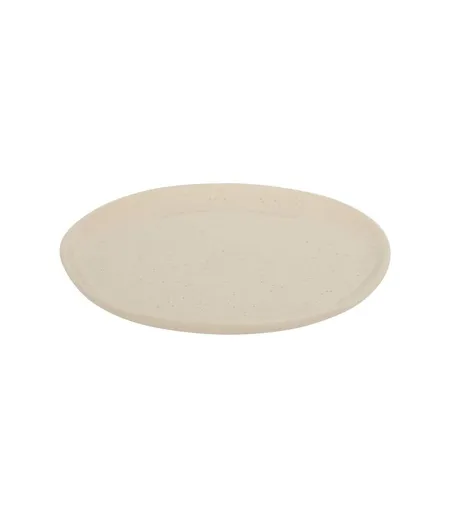 Lot de 6 Assiettes à Dessert en Faïence Wonja 21cm Crème