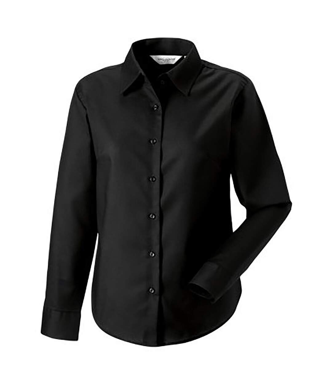 Collection Chemisier À Manches Longues Femme Noir Russell-2