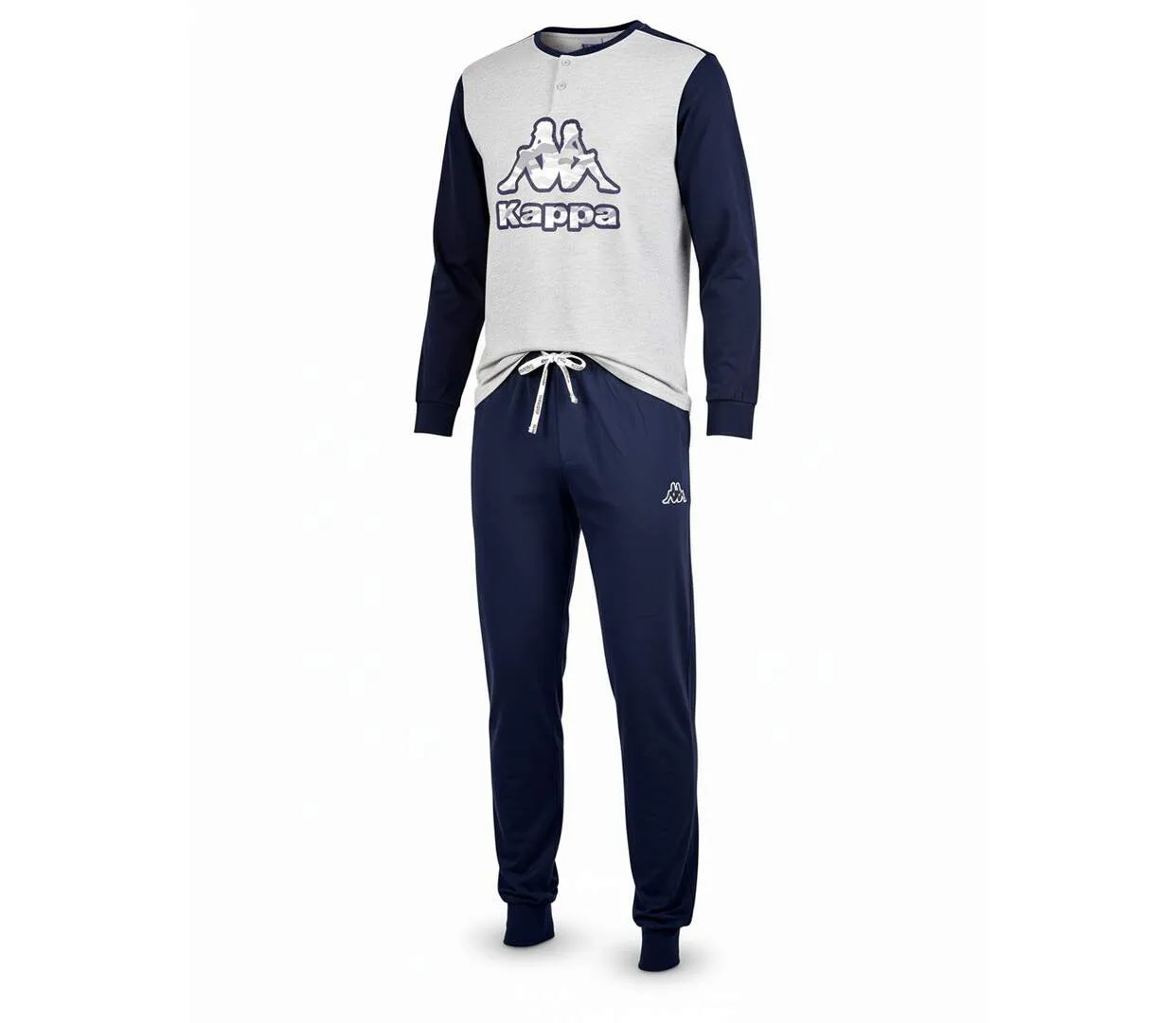 Kappa Pyjama Homme Long Coton-1