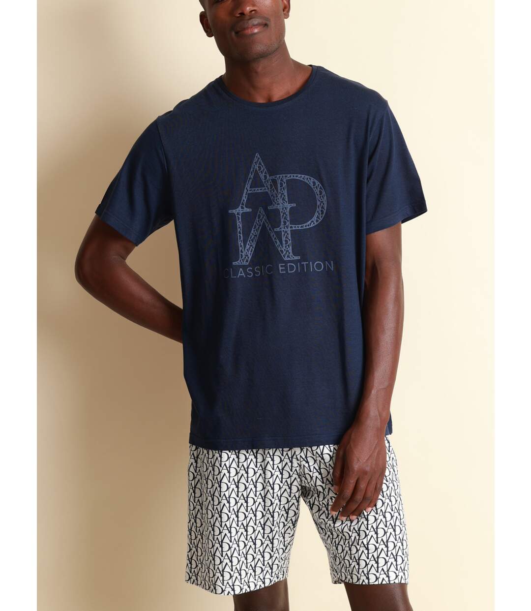 Pyjama short t-shirt Logo Soft Admas-3