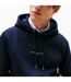 Sweat À Capuche Motif/style Rayure Contrastée Sur Bord Homme Rose Foncé Violet Tommy Hilfiger-4