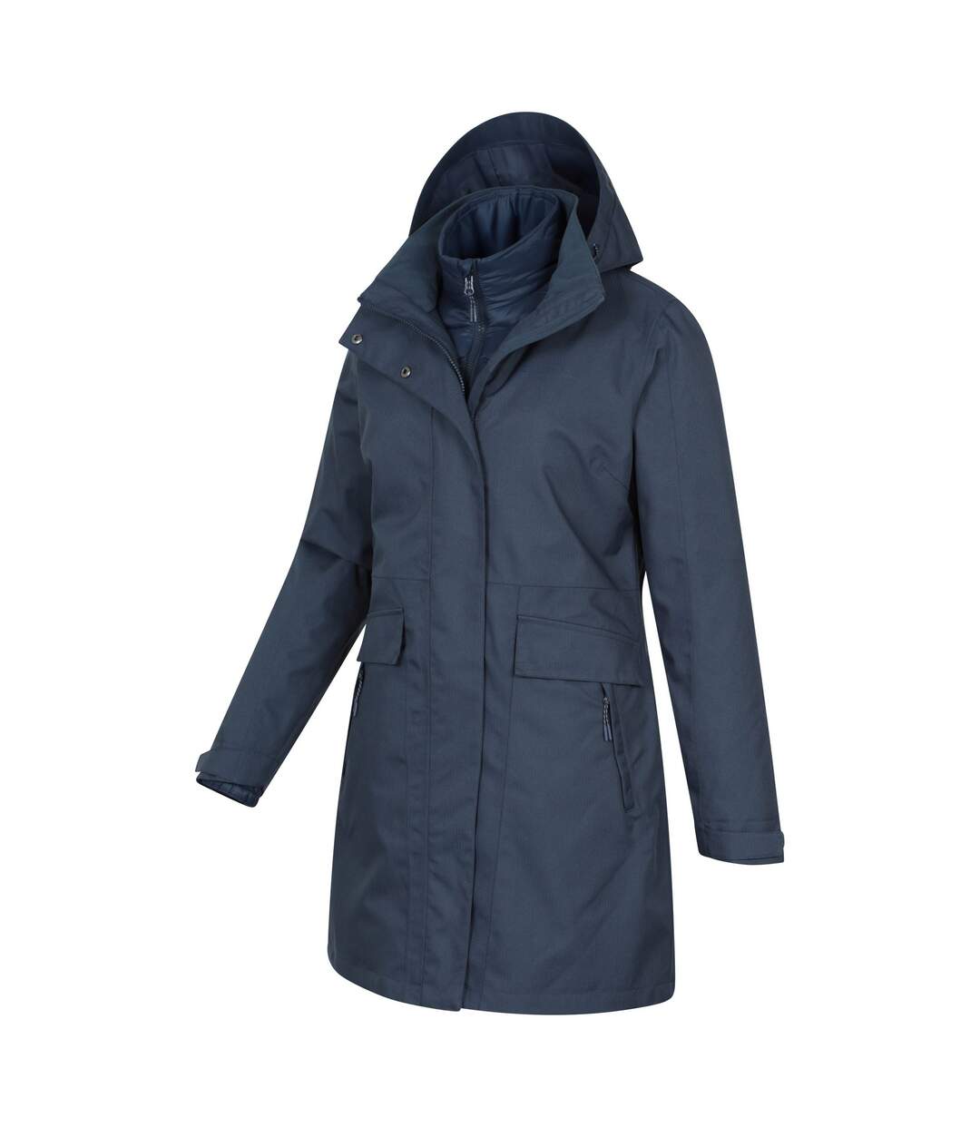 Veste Motif/style 3-en-1 Rain On Femme Bleu Mountain Warehouse-3