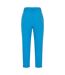 Womens/ladies Tapiah Plain Straight Trousers Bright Blue Boss-2