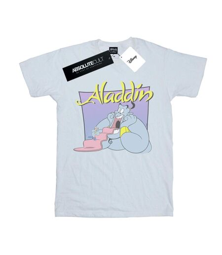 Disney - T-shirt ALADDIN GENIE WISHING DUDE - Femme (Blanc) - UTBI17566