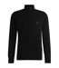 Mens Kanobix Quarter Zip Jumper Black Boss-2