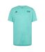 Mens Legends Marathon Lettering T-shirt Aqua Adidas-2