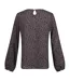 Blouse Manches Longues Motif/style Imprimé Léopard Hadria Femme Noir Imprimé Léopard Regatta-2