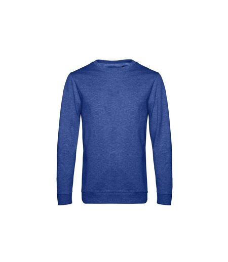 Sweatshirt À Manches Longues Pour Hommes Bleu Roi Chiné B&C