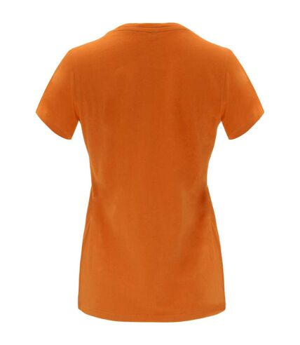 T-shirt capri femme orange Roly