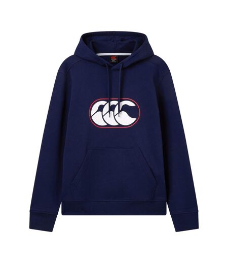 Sweat À Capuche Motif/style Logo Rakaia 2.0 Homme Bleu Marine Canterbury