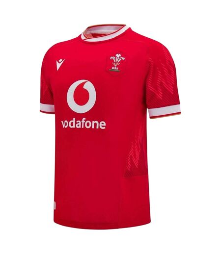 Maillot Domicile 2024/25 Homme Rouge Blanc Wales RU
